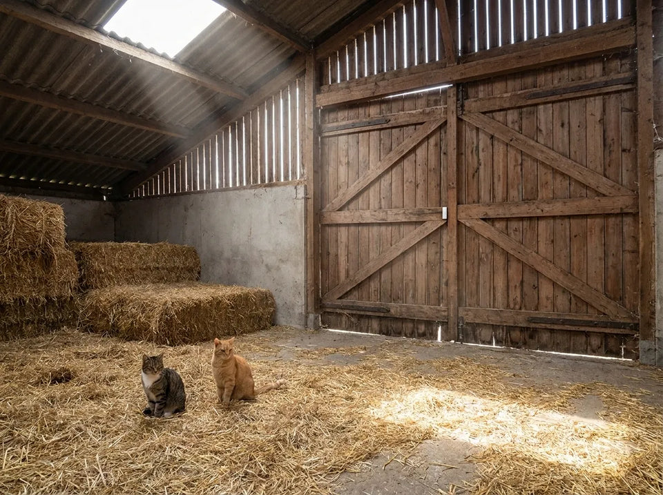 

Vee, katten of vogels in de stal?